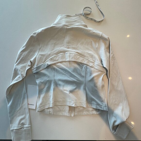 NWT lululemon Define Cropped Jacket *Nulu Bone (Size 12) - Picture 7 of 7